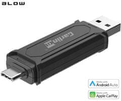 Blow Carlinkit Mini SE PRO univerzalni adapter, Android Auto / Apple CarPlay, Plug&Play, USB-A / USB-C