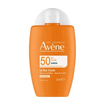 Avéne Zaščitni fluid za občutljivo kožo SPF 50 Invisible (Ultra Fluid) 50 ml