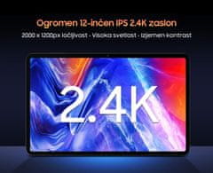 Blackview TAB 18 tablični računalnik, 4G LTE, 8/256GB, IPS, GPS, zelen + ovitek