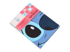 Disney DISNEY Stitch Modra bombažna otroška posteljnina, za deklice, zadrga, 100% bombaž, 140x200cm OEKO-TEX