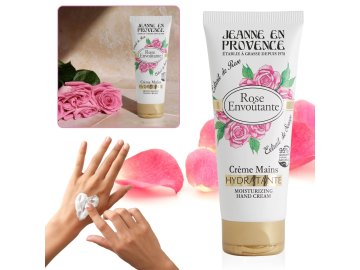 Jeanne En Provence Jeanne en Provence - Rose Envoûtant Vlažilna krema za roke z vonjem vrtnice 75ml