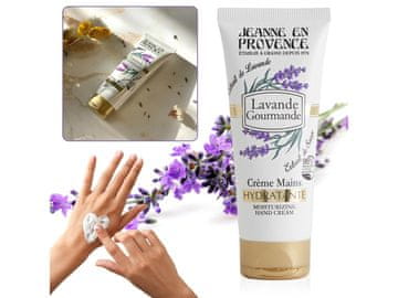 Jeanne En Provence Jeanne en Provence - Lavande Gourmande Vlažilna krema za roke z vonjem sivke 75ml