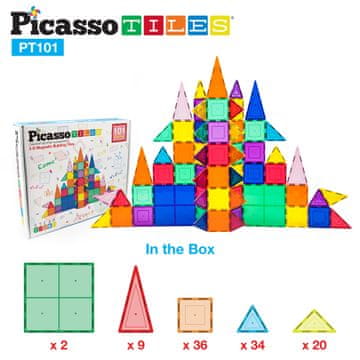 PicassoTiles set kock, 101/1 (PT101)