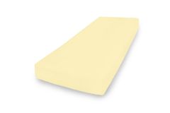 shumee PREMIUM jersey rjuha z elastiko 150x190, 160x200x20, rumena_04, MATEX