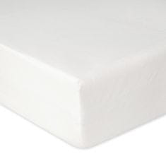 shumee PREMIUM žersej oprijeta rjuha z elastiko 130x190, 140x200x20, bela_01, MATEX