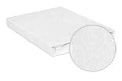 shumee PREMIUM žersej oprijeta rjuha z elastiko 130x190, 140x200x20, bela_01, MATEX