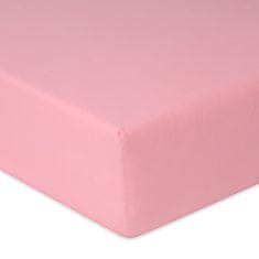 shumee PREMIUM žersej oprijeta rjuha z elastiko 110x190, 120x200x30, roza_10, MATEX