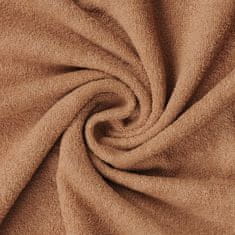 shumee FROTTE PREMIUM oprijeta rjuha z elastiko 130x190, 140x200x20 svetlo rjava_17 MATEX