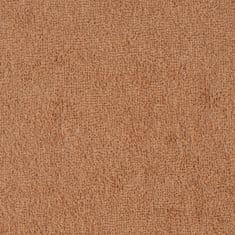 shumee FROTTE PREMIUM oprijeta rjuha z elastiko 130x190, 140x200x20 svetlo rjava_17 MATEX