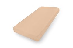 shumee CLASSIC žersej oprijeta rjuha z elastiko 130x190, 140x200x20 temno bež_16 MATEX