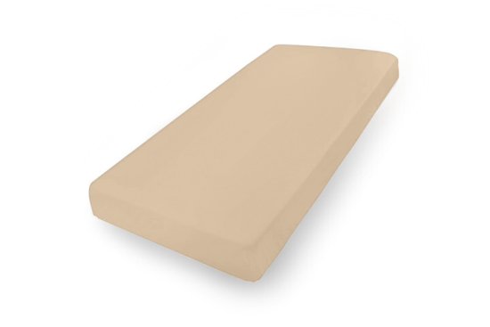 shumee CLASSIC žersej oprijeta rjuha z elastiko 110x190, 120x200x20 temno bež_16 MATEX
