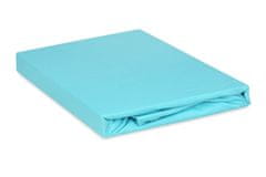 shumee PREMIUM žersej oprijeta rjuha z elastiko 110x190, 120x200x20, turkizna_31, MATEX