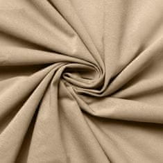 shumee CLASSIC žersej oprijeta rjuha z elastiko 130x190, 140x200x20 temno bež_16 MATEX