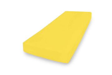 shumee PREMIUM rjuha iz jerseyja 90x200, 100x200x20, svetlo rumena, MATEX