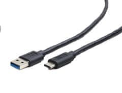 Kabel USB 3.0 (AM) do USB 3.1 (CM), 1,8 m, črn