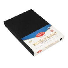 shumee PREMIUM žersej oprijeta rjuha z elastiko 180x190, 180x200x20, črna_48, MATEX