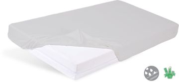 BabyMatex Vodoodporna rjuha, podloga BAMBUS, siva 80x160x10 BABYMATEX