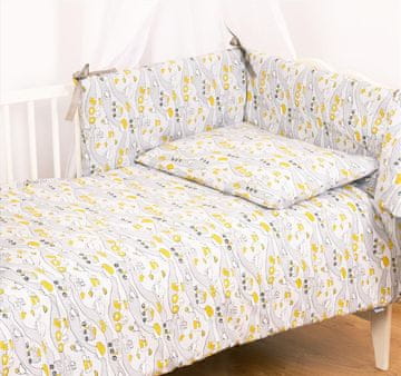 BabyMatex 3-delni komplet bombažne posteljnine 100x135 TRENDY Excavators