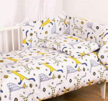 BabyMatex 3-delni komplet bombažne posteljnine 100x135 TRENDY mačke