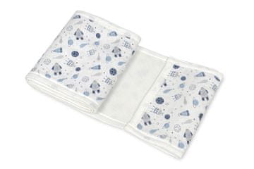 BabyMatex Zaščita za otroško posteljo 360x30 BUMP AIR DESIGN COSMOS