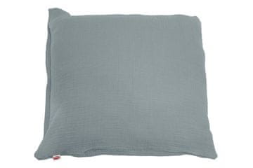 shumee MOUSSELINE prevleka za vzglavnik, temno siva, vel. 40x40 z zadrgo
