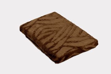 shumee Odeja Savannah 150x200 mikrofibra žakard rjava