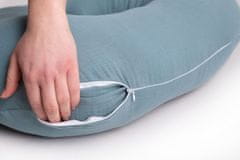 shumee Dolžina pozicionirne blazine 150 miniRELAX muslin 34 stekleničko zelena