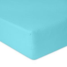 shumee PREMIUM žersej oprijeta rjuha z elastiko 190x210, 200x220x20, turkizna_31, MATEX