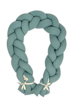 shumee Zaščita za posteljo iz PLETENIKA MUSLIN. dolžina 200