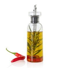 ADHOC Steklenica za olje ali kis Aroma Pour 300ml / 5,8xh21cm / steklo, inox