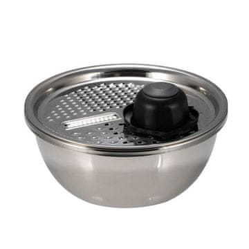 ILSA Set skleda z ribežnom in cedilom 26cm / 4 kos / inox, pvc