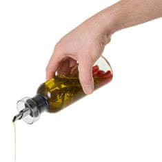 ADHOC Steklenica za olje ali kis Aroma Pour 300ml / 5,8xh21cm / steklo, inox