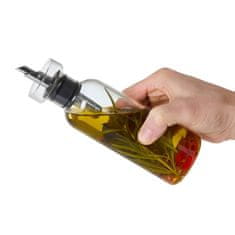 ADHOC Steklenica za olje ali kis Aroma Pour 300ml / 5,8xh21cm / steklo, inox
