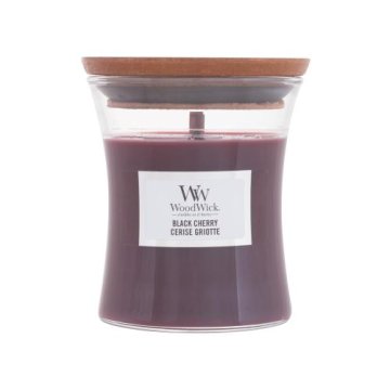 Woodwick Black Cherry dišeča svečka