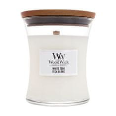 Woodwick White Teak 275 g dišeča svečka