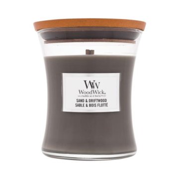 Woodwick Sand & Driftwood dišeča svečka