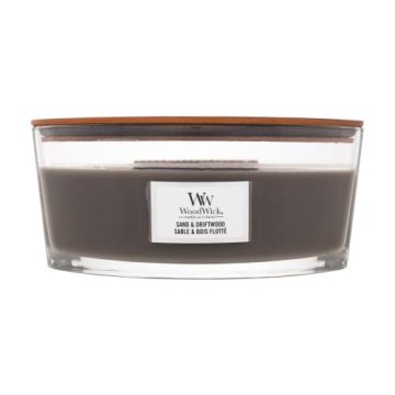 Woodwick Sand & Driftwood dišeča svečka
