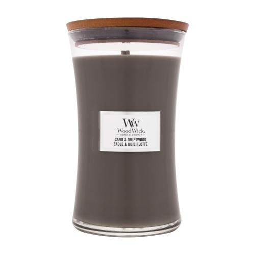 Woodwick Sand & Driftwood dišeča svečka