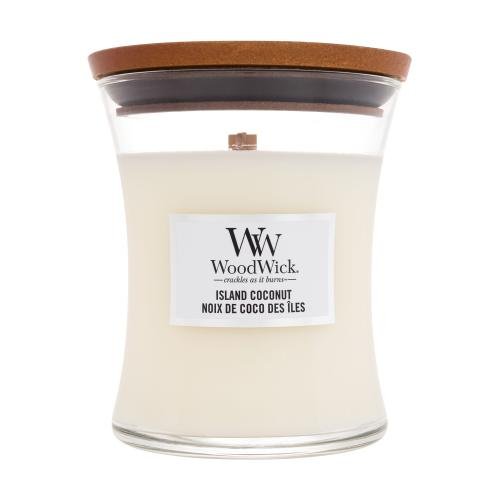 Woodwick Island Coconut dišeča svečka
