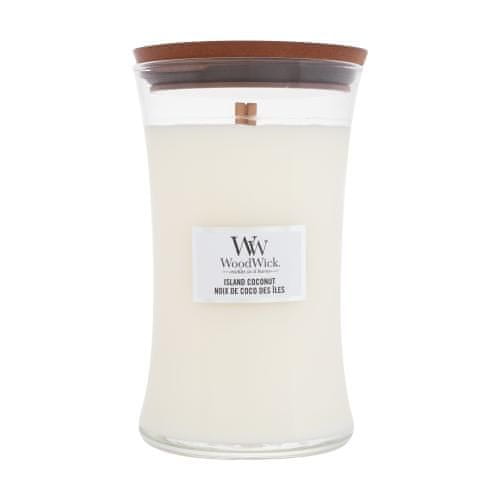 Woodwick Island Coconut dišeča svečka