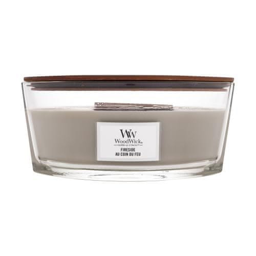Woodwick Fireside dišeča svečka