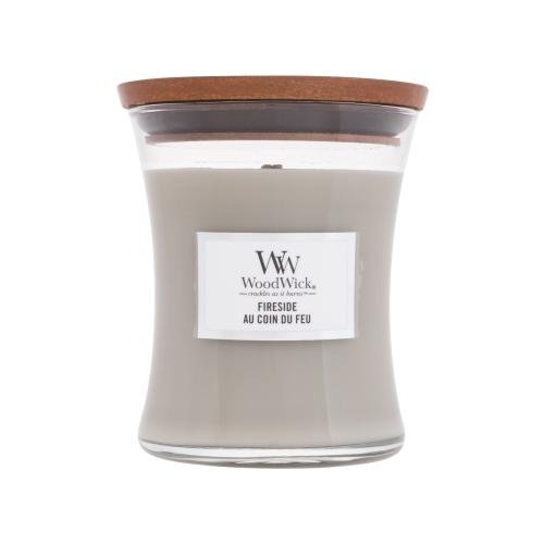 Woodwick Fireside dišeča svečka