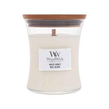 Woodwick White Honey dišeča svečka