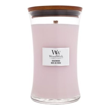Woodwick Rosewood dišeča svečka