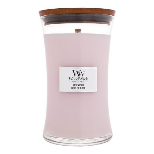 Woodwick Rosewood dišeča svečka