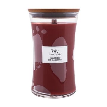 Woodwick Cinnamon Chai dišeča svečka