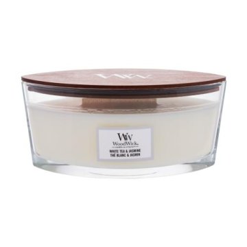 Woodwick White Tea & Jasmine dišeča svečka