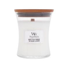 Woodwick White Tea & Jasmine 275 g dišeča svečka