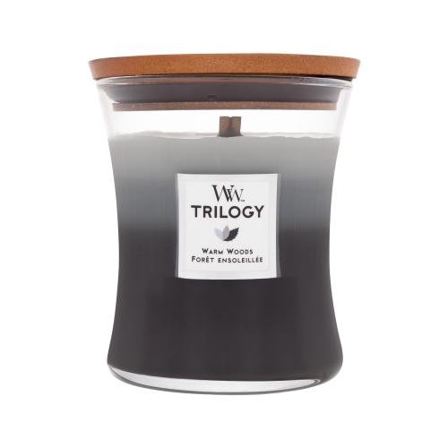 Woodwick Trilogy Warm Woods dišeča svečka