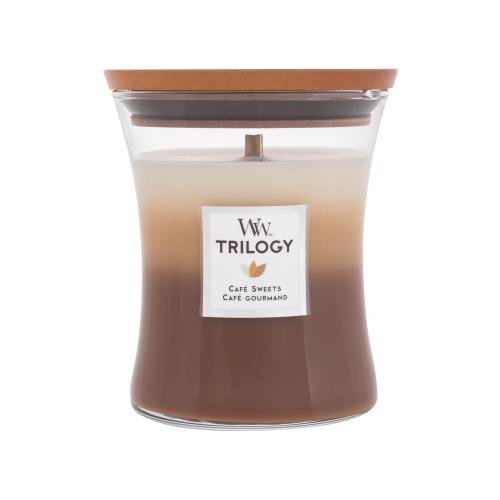 Woodwick Trilogy Café Sweets dišeča svečka